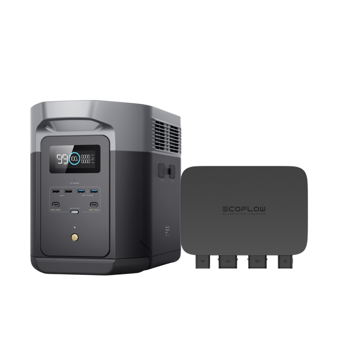 EcoFlow DELTA 2 Max (1900) + 800W Alternator Charger
