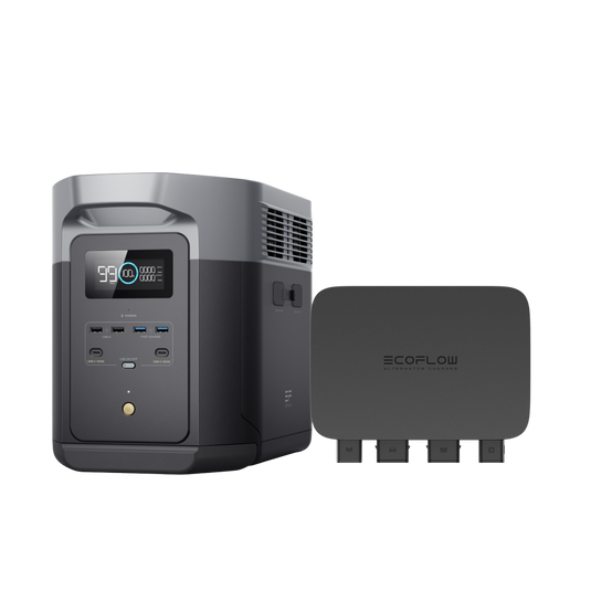 EcoFlow DELTA 2 Max (1900) + 800W Alternator Charger