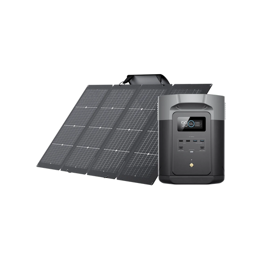 EcoFlow DELTA 2 Max (1900) Solar Generator (Bi-facial PV220W)